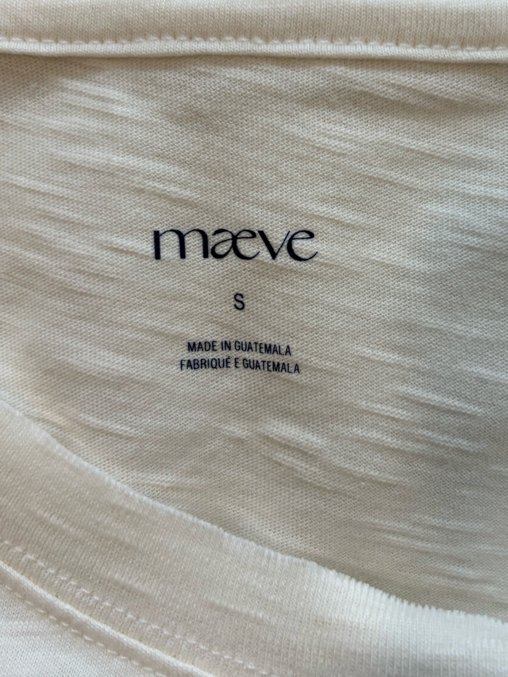 Maeve/Anthropologie The Caitlin Boxy Tee in Neutral Pattern. NWT - Picture 7 of 13